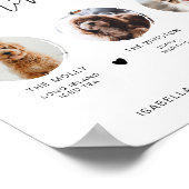 ADELLA モダン 3ミニマルフォトペットのシグネチャードリンク ポスター (角)