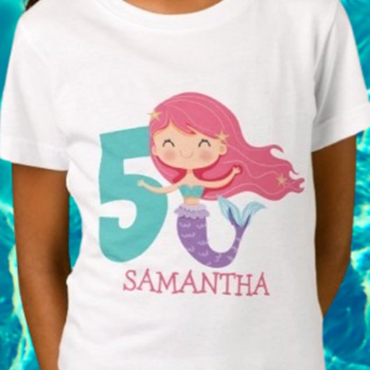 Adella - Ariels姉の5歳の誕生日Tシャツ Tシャツ