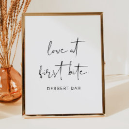 ADELLA Edgyミニマルモダンリストデザートバーポスター ポスター