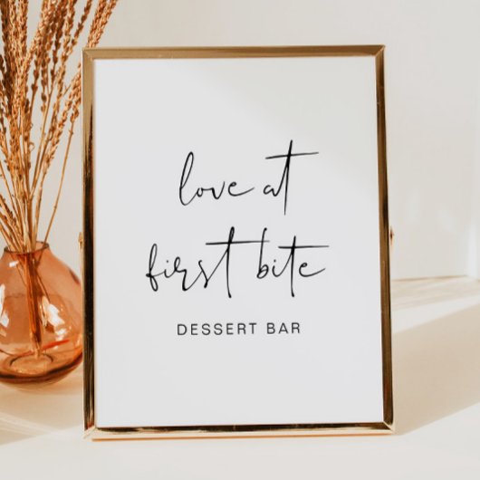 ADELLA Edgyミニマルモダンリストデザートバーポスター ポスター