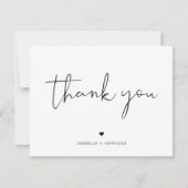 ADELLA Edgyミニマルモダンリストフォトサンキューカード 招待状