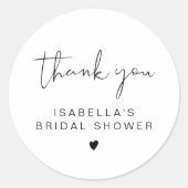 ADELLA Edgyモダンブライダルシャワーありミニマル ラウンドシール (正面)