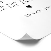 ADELLA Edgy ミニマル新郎の家族のために予約 ポスター (角)