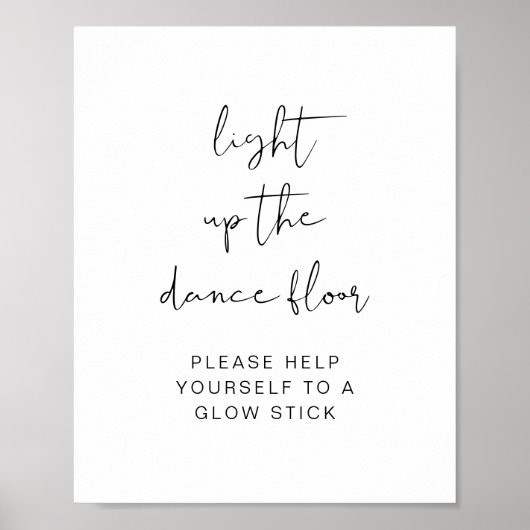 ADELLA Light Up The Dance Floor Glow Stick Poster ポスター (正面)