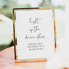 ADELLA Light Up The Dance Floor Glow Stick Poster ポスター