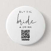 ADELLA Modern Bachelorette Buy the Bride a Drink 缶バッジ (正面)