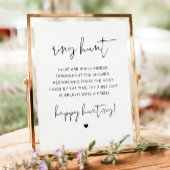 ADELLA Modern Ring Hunt Bridal Shower Game  ポスター