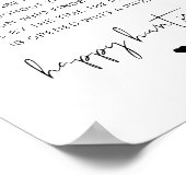 ADELLA Modern Ring Hunt Bridal Shower Game  ポスター (角)