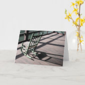 Adelynroodのロッキングチェア カード (黄色い花)