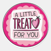 Adesivo a little ラウンドシール (正面)