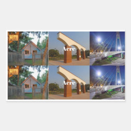 Adesivo  Acre Brasil turismo 長方形シール