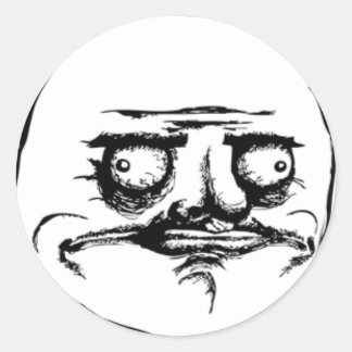 Adesivo auto-colante do meme ラウンドシール