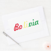 Adesivo Bolivia 長方形シール (封筒)