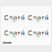 Adesivo Ceará  長方形シール (シート)