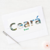 Adesivo Ceará  長方形シール (封筒)