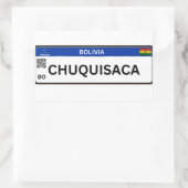 Adesivo Chuquisaca Mercosul 長方形シール (バッグ)
