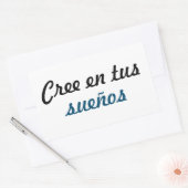 Adesivo cree en tus sueños 長方形シール (封筒)
