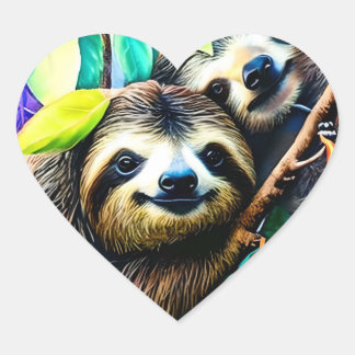 Adesivo de preguiça ハートシール