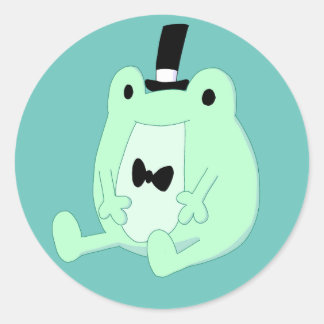 Adesivo de sapo ラウンドシール