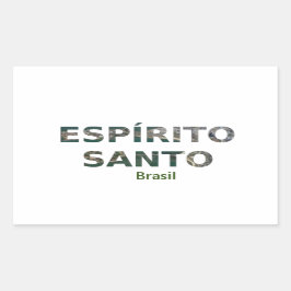 Adesivo Espírito Santo 長方形シール