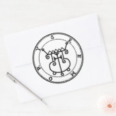 Adesivo Gremory Goétia ラウンドシール (封筒)