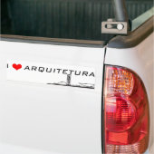 Adesivo I s2 Arquitetura バンパーステッカー (トラック上)