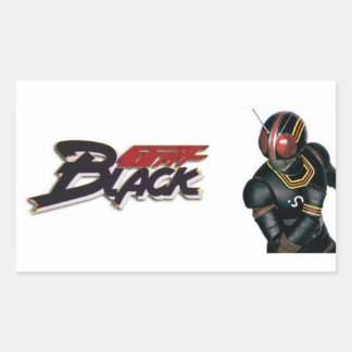 Adesivo Kamen Rider BLACK 長方形シール