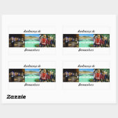 Adesivo lembrança de Pernambuco 長方形シール (シート)