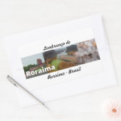 Adesivo lembrança de Roraima Brasil 長方形シール (封筒)