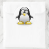 Adesivo Linux ラウンドシール (バッグ)