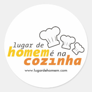 Adesivo Lugar de Homem é na Cozinha ラウンドシール