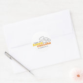 Adesivo Lugar de Homem é na Cozinha ラウンドシール (封筒)