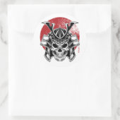 Adesivo Máscara Oni / Oni Mask Sticker ラウンドシール (バッグ)