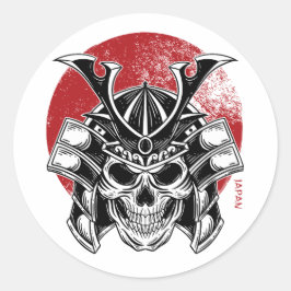 Adesivo Máscara Oni / Oni Mask Sticker ラウンドシール