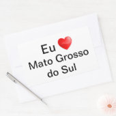 Adesivo Mato Grosso do Sul Brasil 長方形シール (封筒)