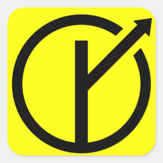 Adesivo MGTOW - Homem que segue o próprio caminho スクエアシール