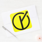 Adesivo MGTOW - Homem que segue o próprio caminho スクエアシール (封筒)