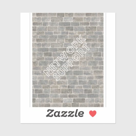 Adesivo Network Support シール (シート)