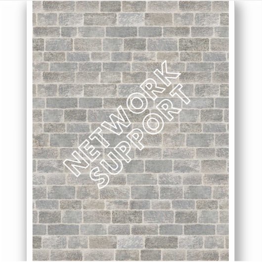 Adesivo Network Support シール (正面)
