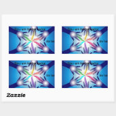 Adesivo o Sou um trabalhador da luz By Natan 長方形シール (シート)