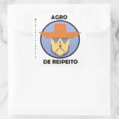 Adesivo Oficial Agro de Respeito スクエアシール (バッグ)