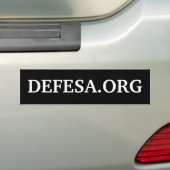 Adesivo para Carro DEFESA.ORG バンパーステッカー (車上)