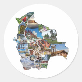 Adesivo recuerdo de Bolivia ラウンドシール