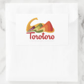 Adesivo recuerdo de Toro Toro 長方形シール (バッグ)