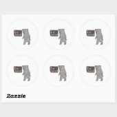 Adesivo redondo ラウンドシール (シート)