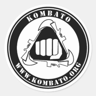 Adesivo redondo do Kombato ラウンドシール