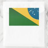 Adesivo Série Brasil - Bandeira 長方形シール (バッグ)