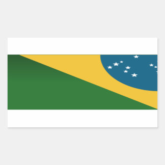 Adesivo Série Brasil - Bandeira 長方形シール