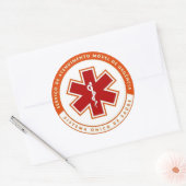 Adesivo símbolo SAMU 192 ラウンドシール (封筒)