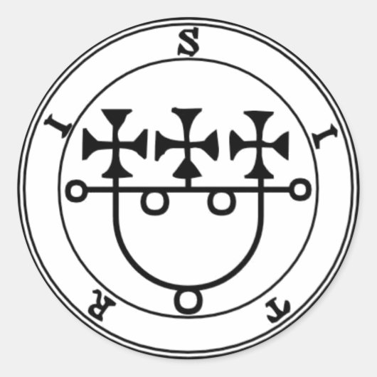 Adesivo Sitri Goétia ラウンドシール (正面)